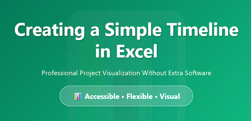 How to Create a Simple Timeline in Excel - All Best Software