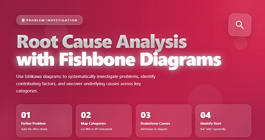 Root Cause Analysis with Fishbone Diagrams - All Best Software
