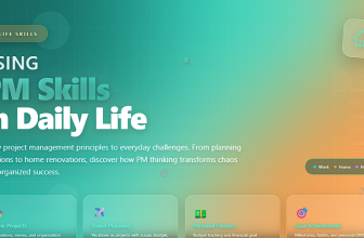 Using PM Skills in Daily Life