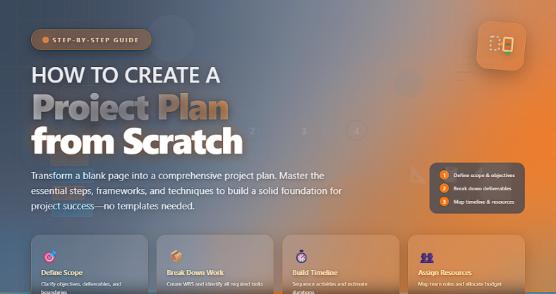 Creating Project In Scratch How to Create a Project Plan from Scratch - All Best Software