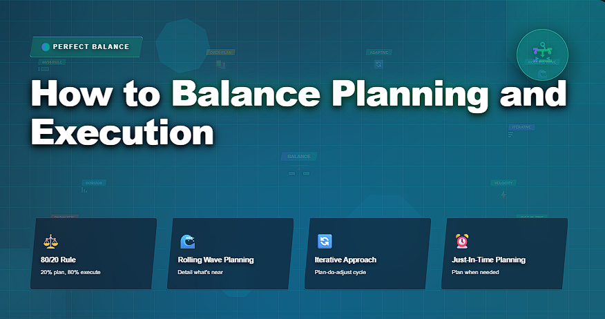 Planning Balance How to Balance Planning and Execution - All Best Software