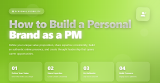 How to Build a Personal Brand as a PM