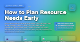 How to Plan Resource Needs Early