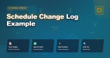 Schedule Change Log Example